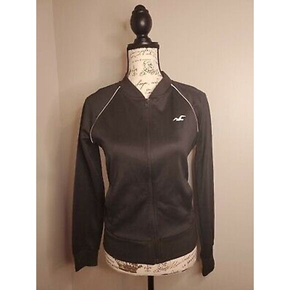 Hollister Jackets & Blazers - 6/$25 Hollister Black Full-Zip Athletic Activewear Jacket Sz. S